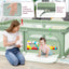 Extra-Large Safety Baby Fence with Ocean Balls - Green
