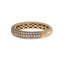 Bague de mariage en diamant véritable de 1,00 ct en or rose 14KT