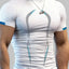 Camiseta Activa de Cuello Mock de Talla Grande para Hombre