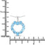1.90 Carat Genuine Swiss Blue Topaz Pendant in Sterling Silver
