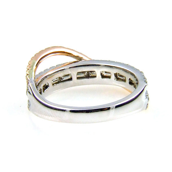 Natural 1.00ct Diamond Ring in 14KT White Gold