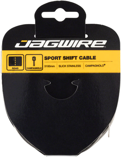 Jagwire Sport Shift Cable - 1.1 x 3100mm Stainless Steel for Campagnolo