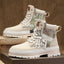 Men's High-Top Print Boots - Comfy & Breathable Casual Footwear