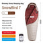 Sac de couchage momie en duvet d'oie premium pour un confort en plein air