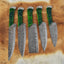 Artisan Crafted Damascus Steel Knife Set - 5 Essential Pieces - Korvel