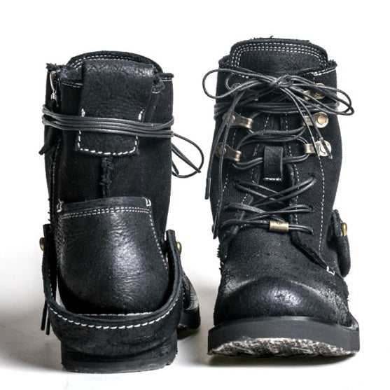 Botas Martin de Lona Vintage Japonesas para Exterior