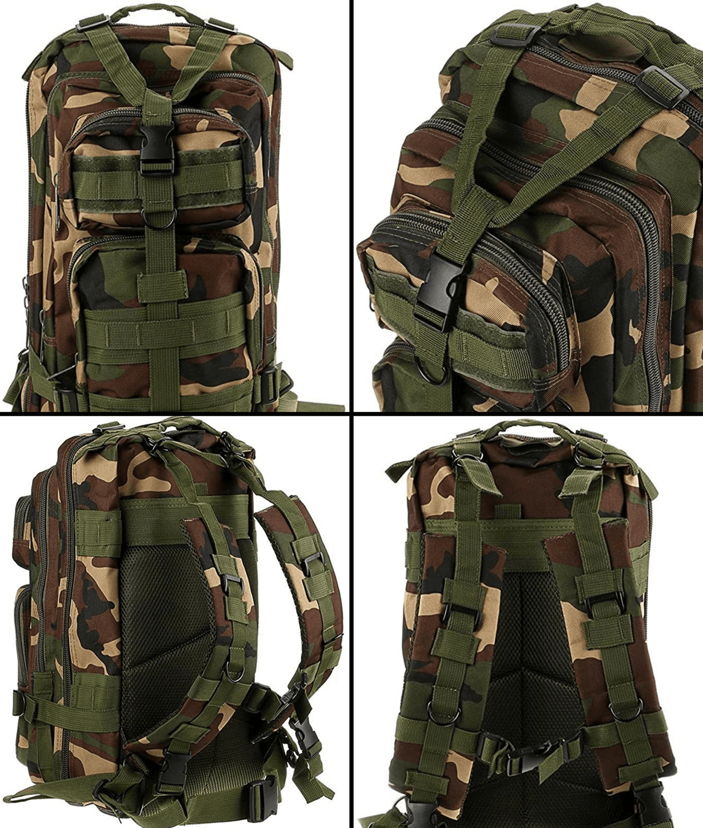 Tactical 25L MOLLE Backpack for Outdoor Adventures