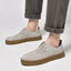 Zapatos Planos Casual Elegantes para Hombre - Cuero Mate con Cordones