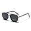 Lunettes de soleil carrées polygonales polarisées