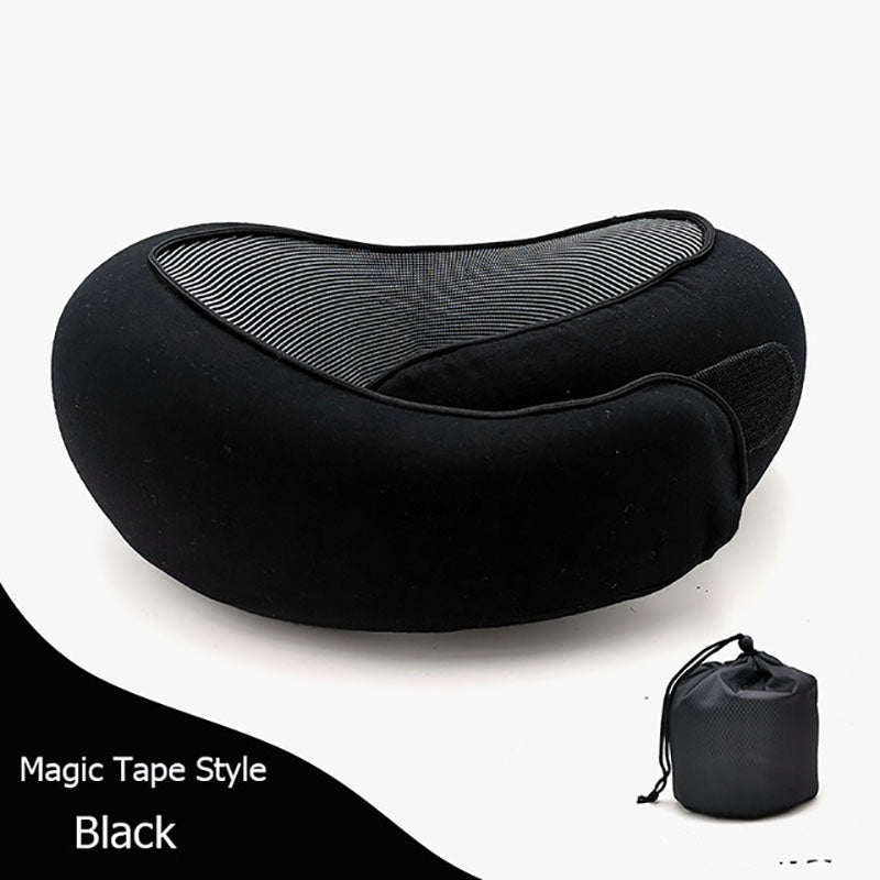 Premium Travel Neck Pillow - U-Shaped Memory Foam Cushion