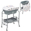 Mesa de Cambio Portátil para Bebés con Almacenamiento - Gris