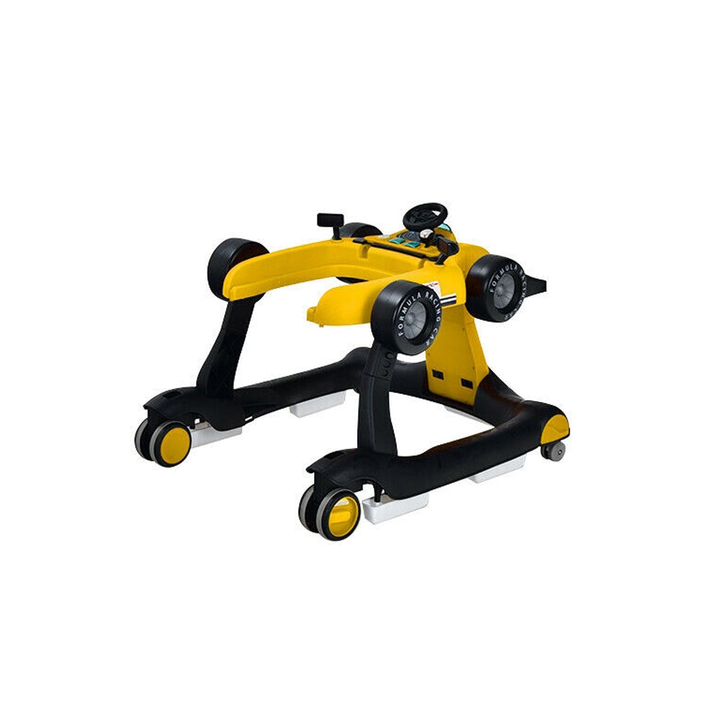 4-in-1 Foldable Activity Push Walker - Yellow