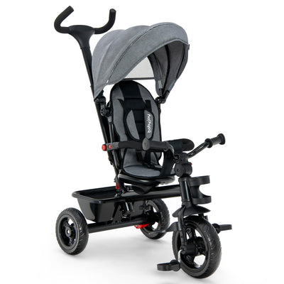 Tricycle pour bébé 4-en-1 - Gris