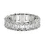 Emerald Cut Lab Grown Diamond Eternity Ring in 14k White Gold