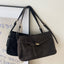 Bolso Tote Retro con Hebilla - Bolsa de Hombro de Gran Capacidad