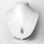 Colgante de Morganita y Diamante Blanco de 8.14 Quilates en Oro Rosa de 14K