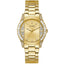 Guess Women's Midnight Watch - Elegant Gold Design