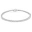 Bracelet de tennis en diamant 4.0 Cttw certifié IGI en or blanc 14K