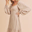 Vestido Mini de Cuello Cuadrado con Volantes para Mujeres