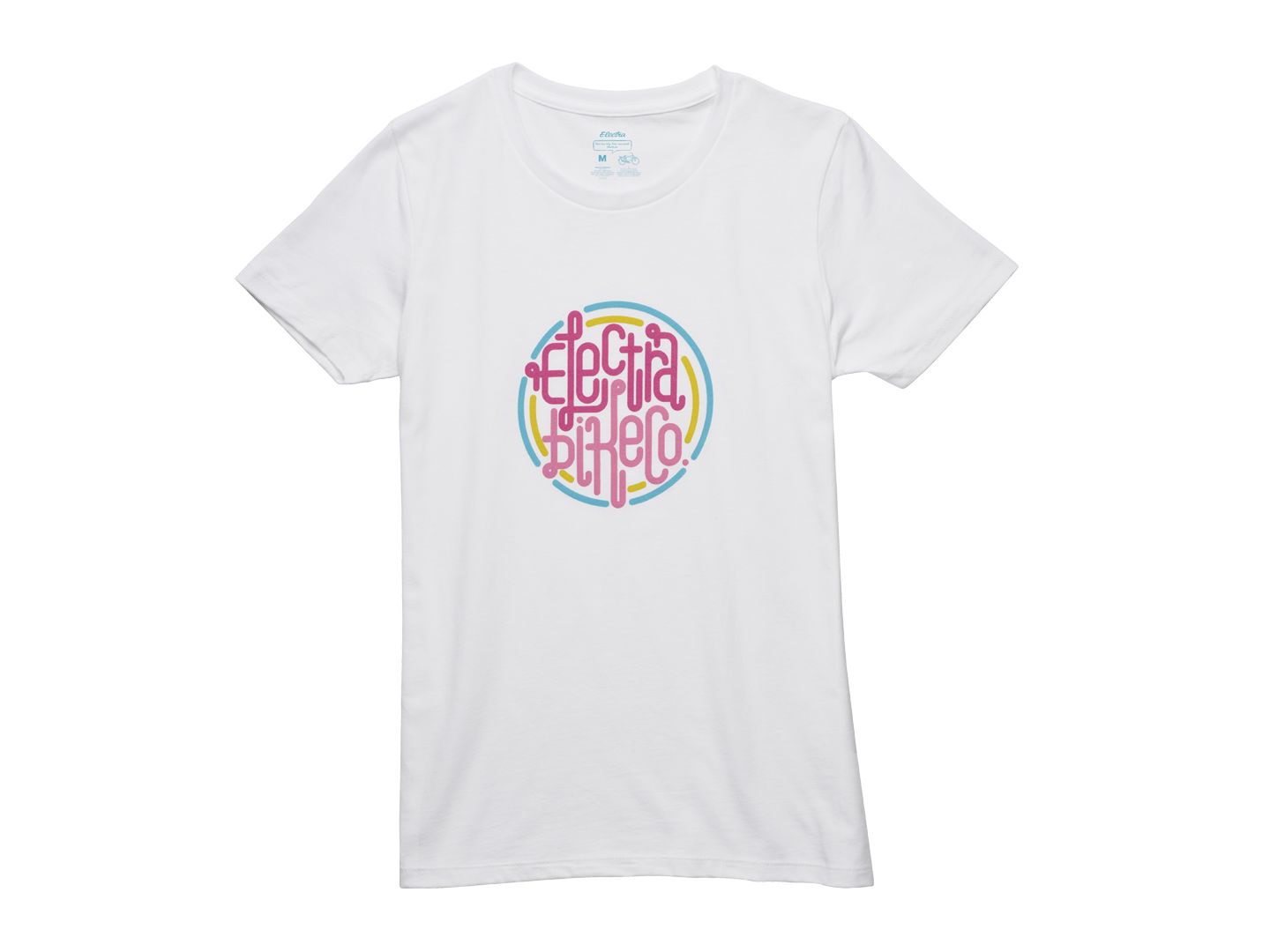 Electra Neon Tee for Women - Medium White Shirt