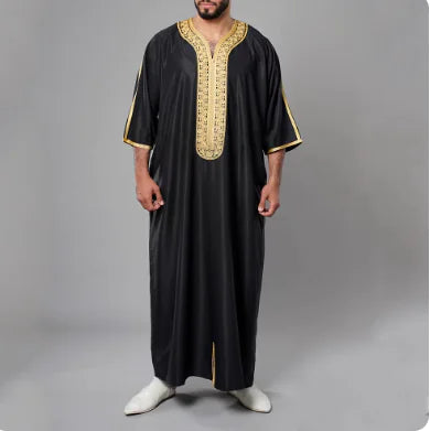 Kaftan élégant pour hommes - Robe de mode musulmane traditionnelle