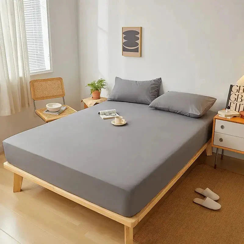 Drap housse en coton premium avec bandes élastiques