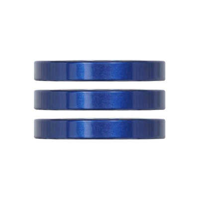 Industry Nine iRiX Headset Spacer 1-1/8'' Height: 5mm Aluminum Blue (3pcs)