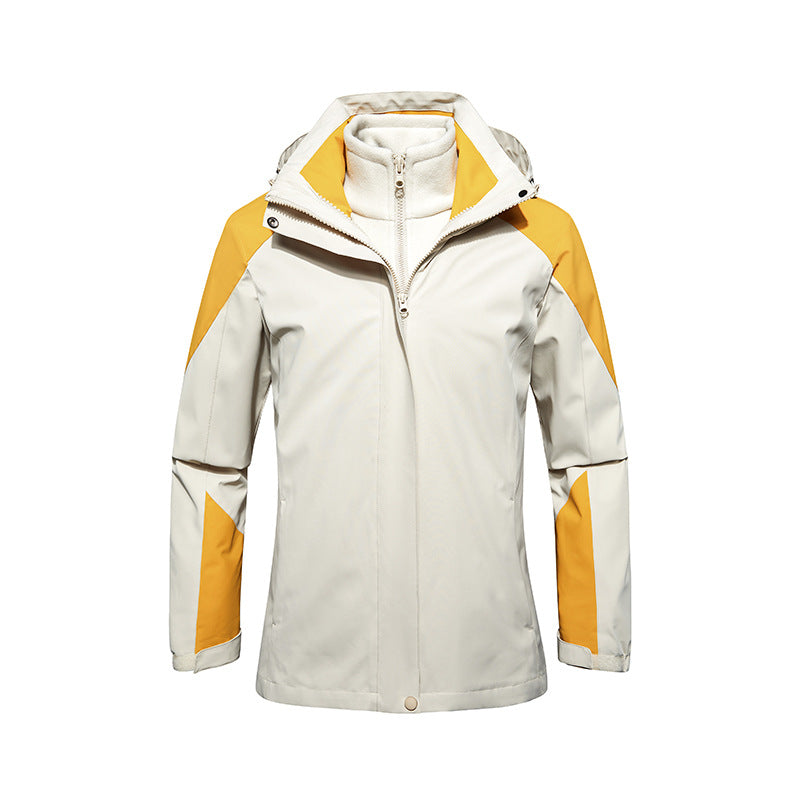 Three-in-One Shell Jacket - Versatile Waterproof Outerwear