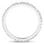 Anillo de Diamante Champagne Genuino de 0.57 Quilates en Plata Esterlina