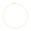 Collar de Cadena Clásica de Caja de Oro Amarillo Sólido de 14K - 16 Pulgadas