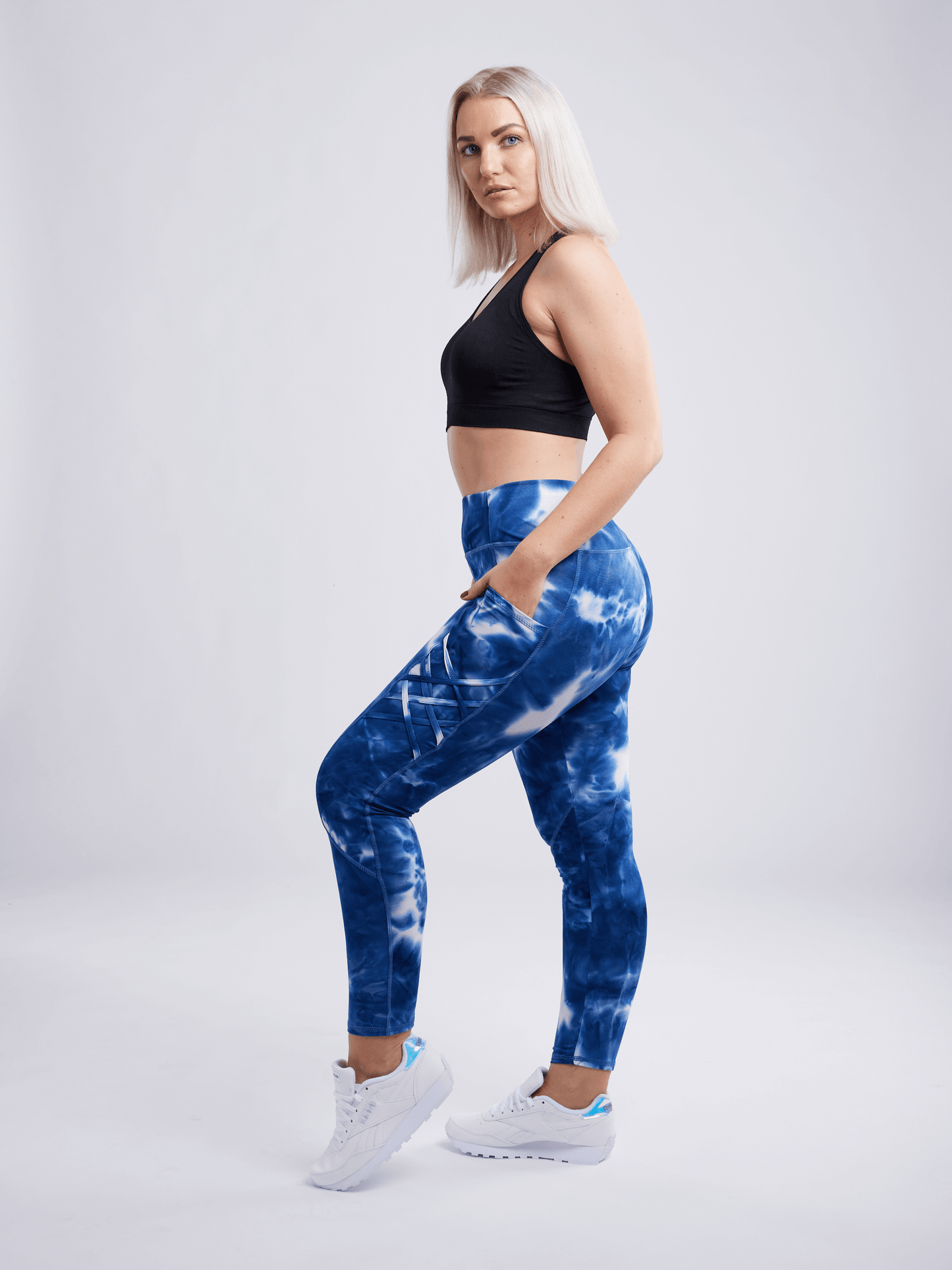 JupiterGear High-Waisted Criss-Cross Leggings with Pockets