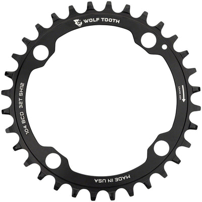 Chaîne Wolf Tooth 104 BCD - 34t pour Shimano 12 vitesses HG+