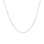 10k White Gold Classic Box Chain - 0.45 mm