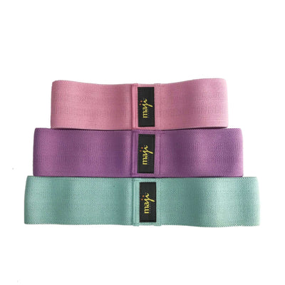 Pack of Three Booty Bands - 3 Sizes & Weights