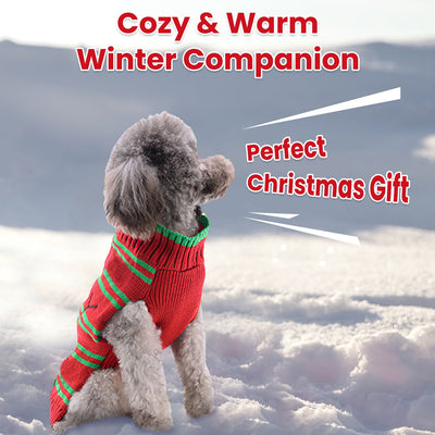 GBruno Pet Christmas Turtleneck Sweater