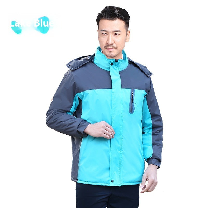 Chaqueta de Invierno con Capucha Impermeable a Prueba de Frío