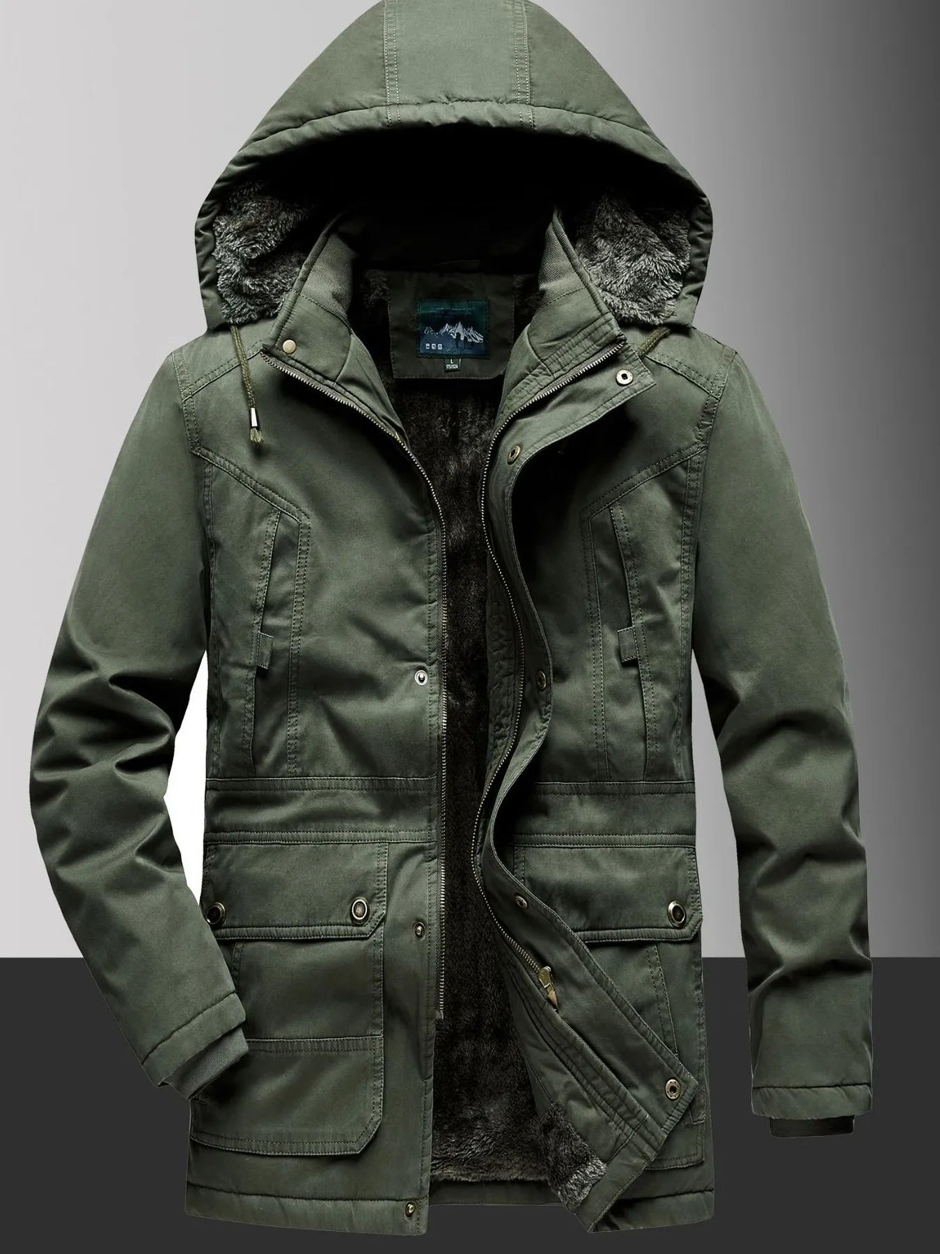 PolarGuard Men's Hooded Plus Coat