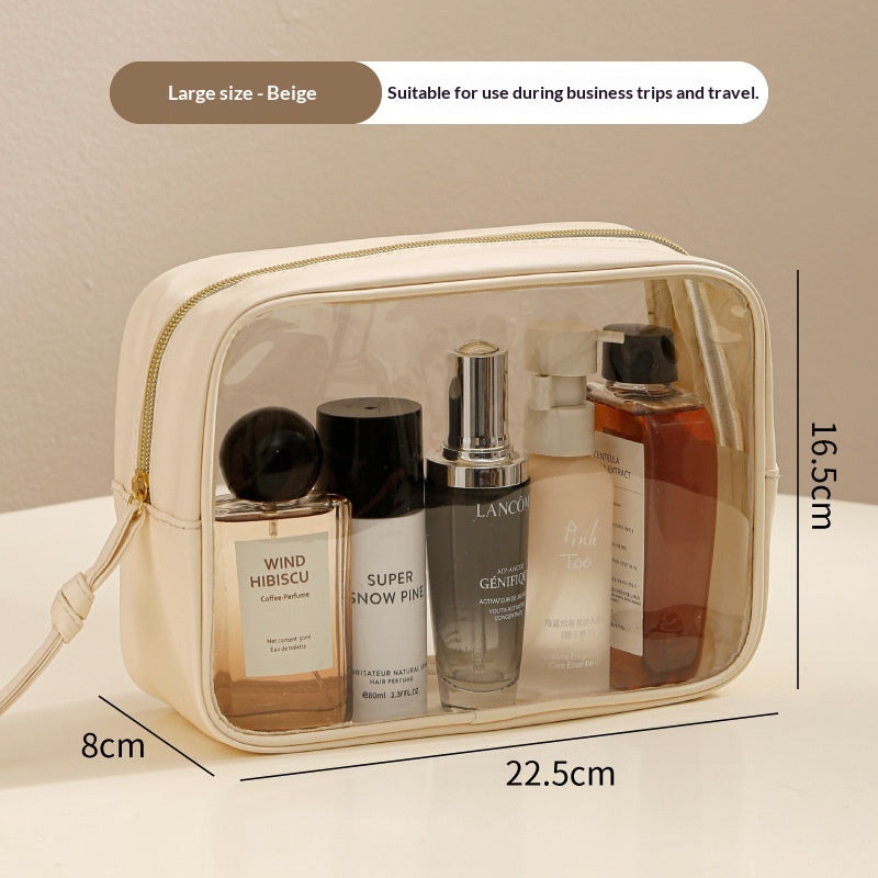 Portable Transparent Travel Toiletry Bag