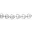 Sterling Silver Diamond Woven Heart Bolo Bracelet