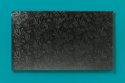 Cake Drum - 1/4 Sheet Black 12ct - Korvel