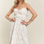Robe smockée florale élégante pour un style sans effort