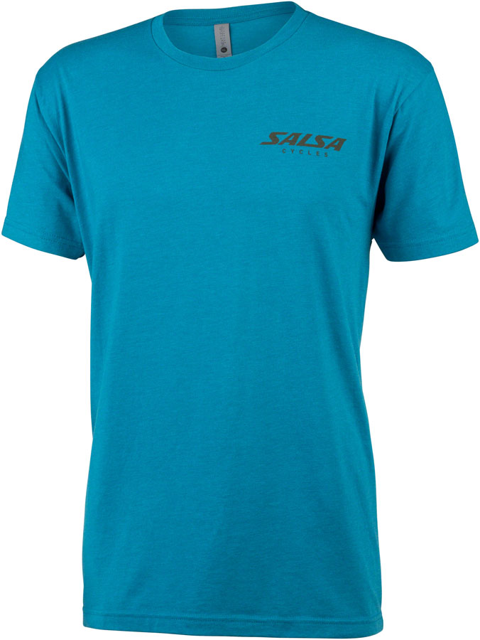 T-shirt pour homme Salsa Lone Pine - Teal Small