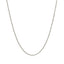 14k White Gold Adjustable Rope Chain 1.0mm