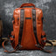 Sac à dos pour ordinateur portable en cuir de vachette premium