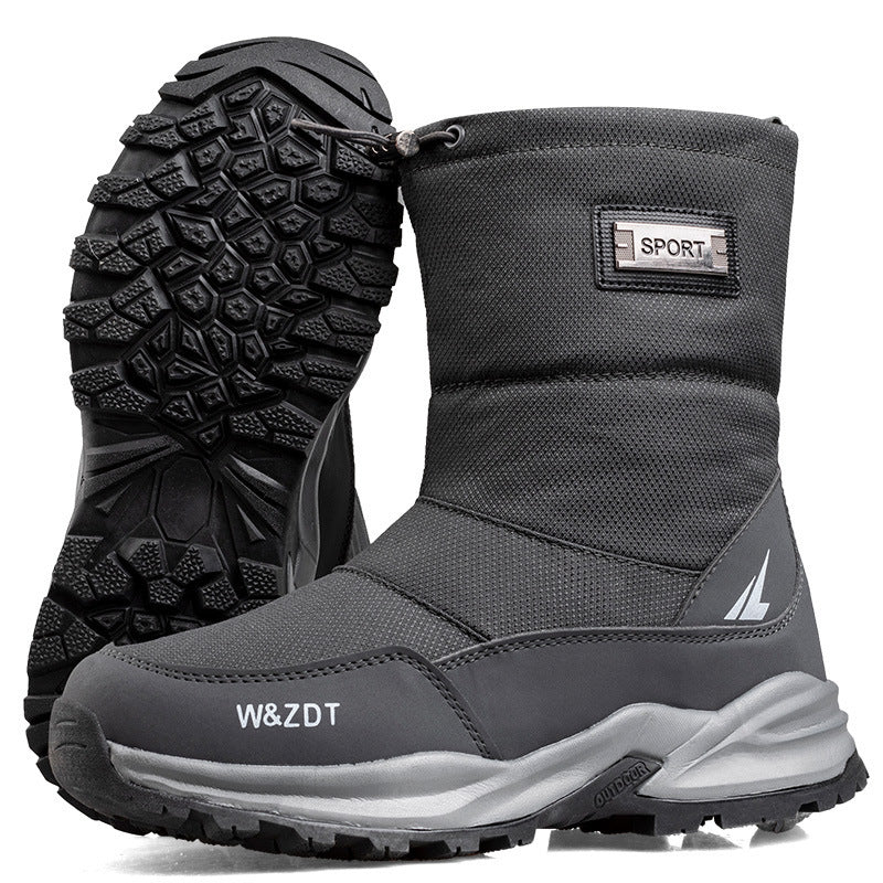 Bottes d'hiver imperméables antidérapantes pour hommes