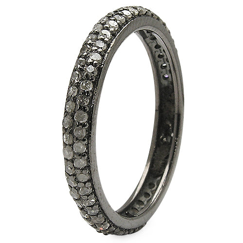 0.67 Carat Genuine TLB Diamond .925 Sterling Silver Engagement Ring