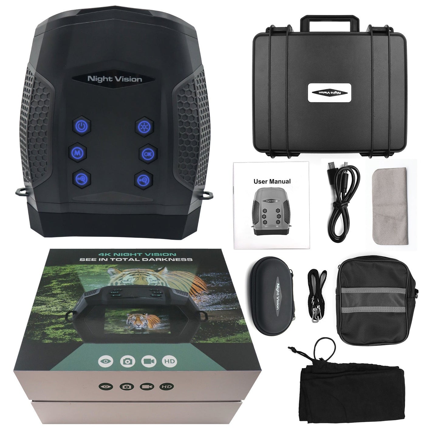 4K High Definition Low Light Night Vision Telescope