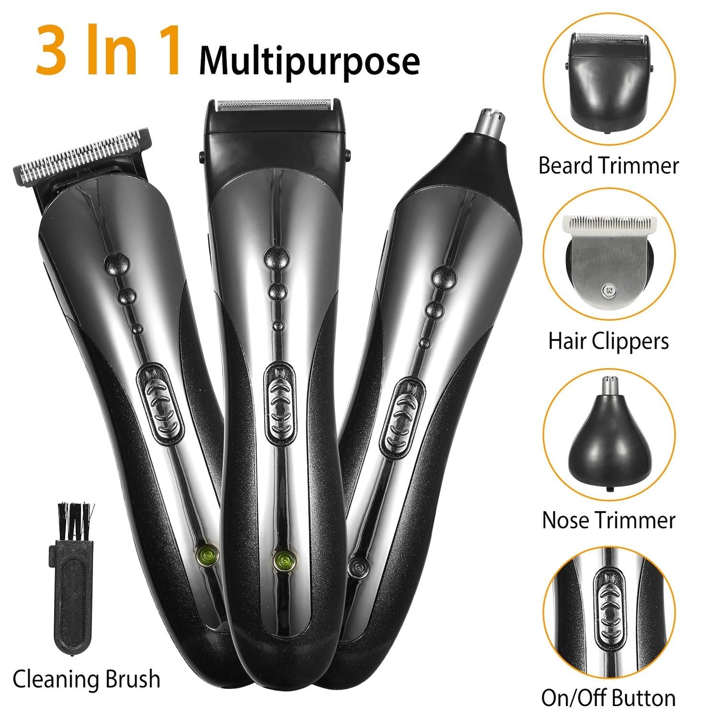 SHINON Electric Hair Clipper & Trimmer Set for Men