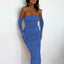 Vestido Elegante Sin Tirantes y Sin Espalda
