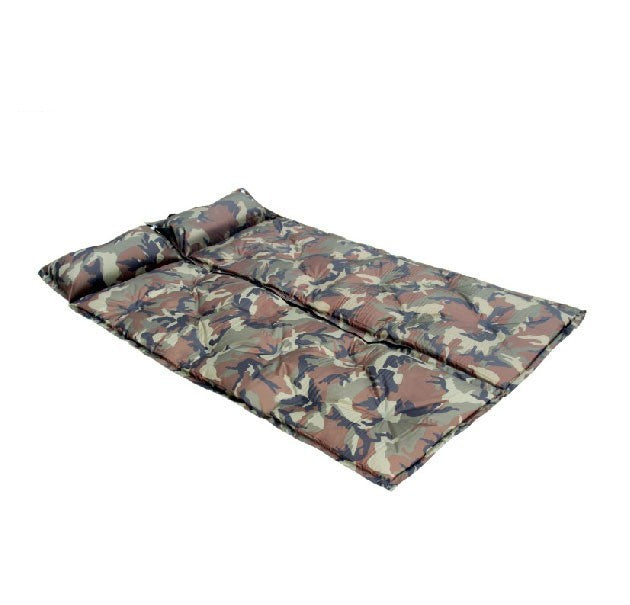 Camo Automatic Inflatable Cushion with Pillow for Camping